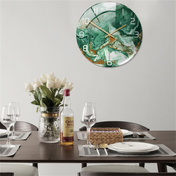 Modern Wall Clock | Artistic Marble Print Clock | Silent Quartz Wall Timepiece | Minimalist Home Decor | Unique Wall Clock - Zardee-2