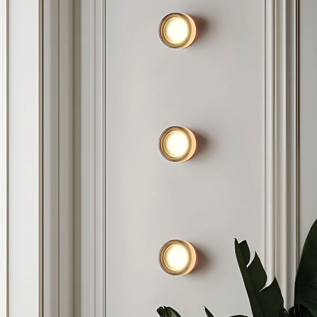 Dimple Sconce Light | Modern Wall Sconces | LED Bathroom Wall Lights | Stylish Wall Lamp | Versatile Lighting Fixture - Zardee-3