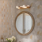 Travertine Wall Light | Modern Wall Sconces | LED Wall Lamp | Elegant Lighting Fixture | Chic Duo Light - Zardee 3