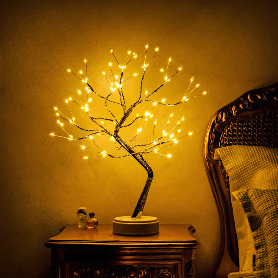 Variant image for LED Tree Lamp | Handmade Decorative Light | Relaxing Night Light | Unique Home Fixture | Versatile Gift Idea - Zardee-1
