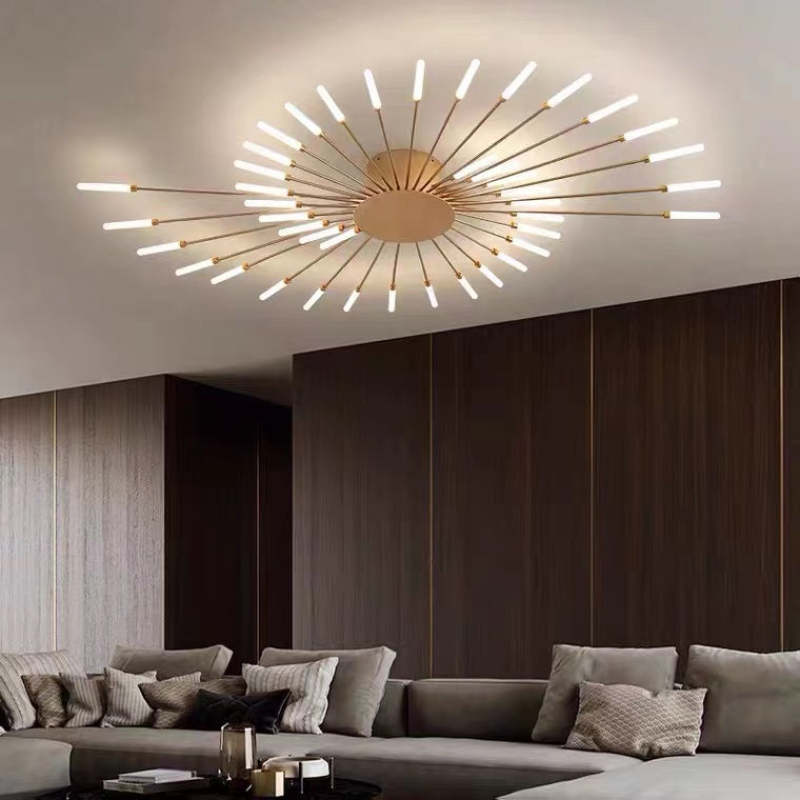 Variant image for Modern Ceiling Lamp | LED Ceiling Light Fixture | Minimalist Ceiling Lights | Stylish Living Room Lighting | Nordic Chandelier - Zardee-23