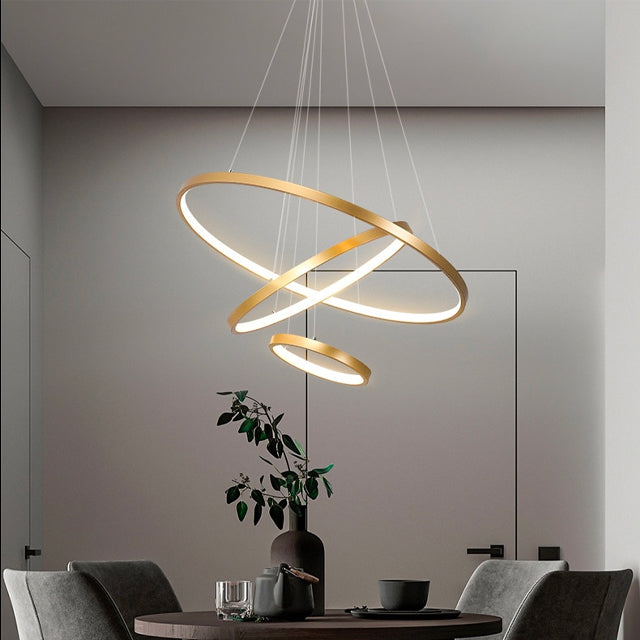 Modern Ceiling Light Fixture | Adjustable LED Ceiling Lights | Stylish Ring Lamp | Dimmable Light Fixture | Minimalist Home Lighting - Zardee-4