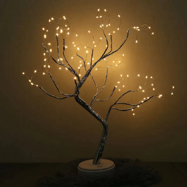 LED Tree Lamp | Handmade Decorative Light | Relaxing Night Light | Unique Home Fixture | Versatile Gift Idea - Zardee-4