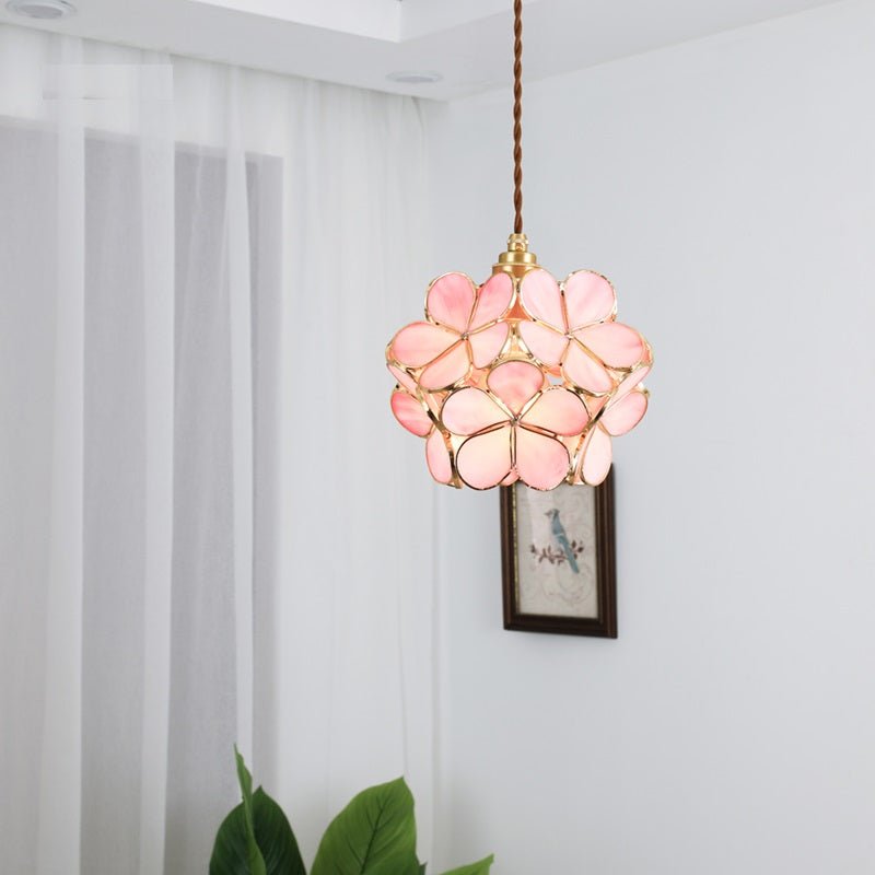 Modern Flower Hanging Lamp | Elegant Pendant Light | Diffuse Light Fixture | Contemporary Hanging Lights | Tranquil Home Decor - Zardee 5