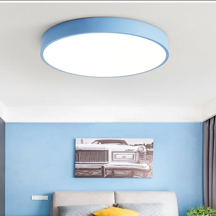 Scandinavian Ceiling Light | LED Flush Mount Ceiling Light | Modern Ceiling Light Fixture | Minimalist Lighting | Cozy Home Decor - Zardee-4