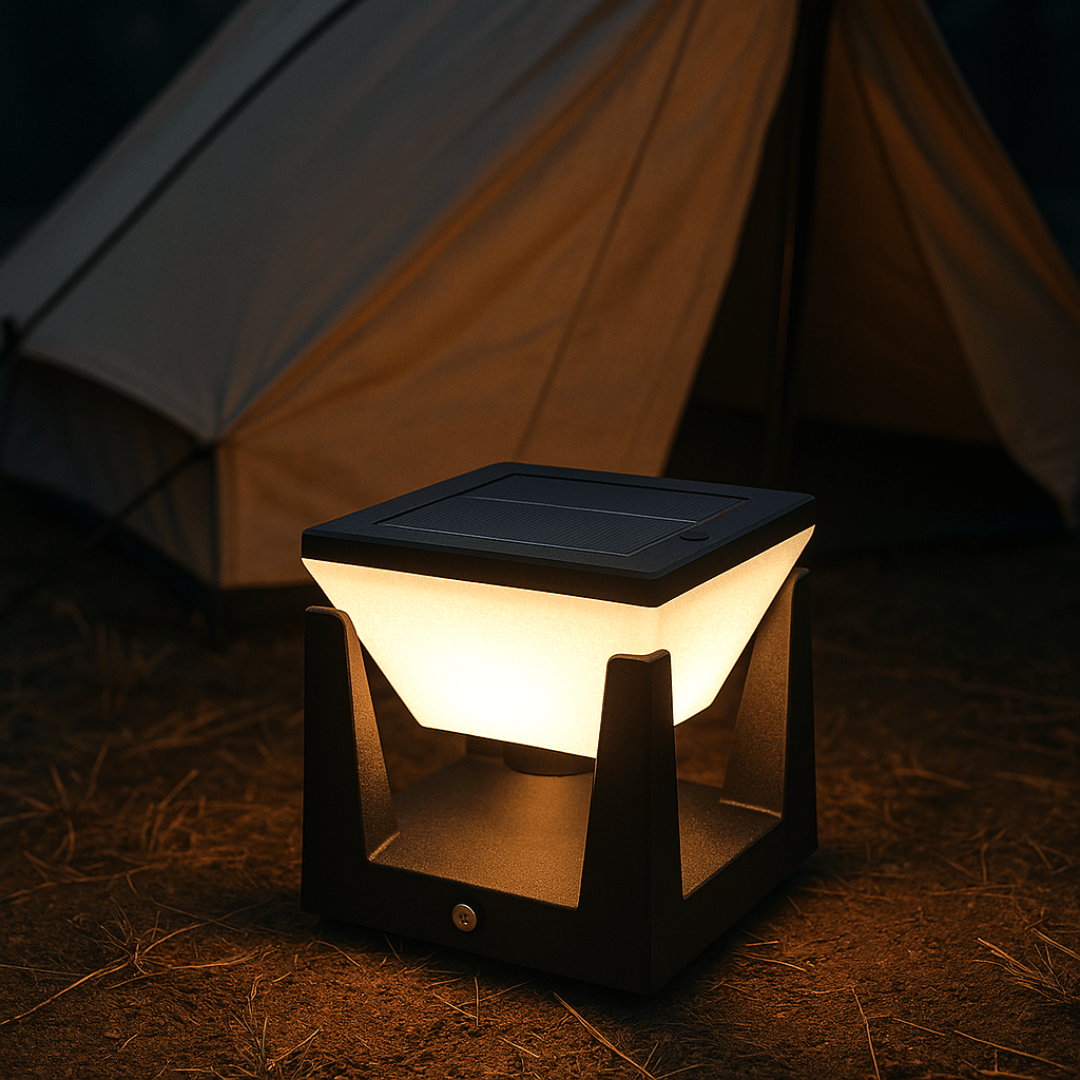 Solar Outdoor Lamp | Wireless Solar Lantern | Eco-Friendly Garden Light | Weather-Resistant Outdoor Fixture | Sustainable Lighting - Zardee 1