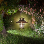 Solar Hanging Lantern | Vintage Outdoor Light | Weather-Resistant Garden Lantern | Solar-Powered Decorative Fixture | Cozy Atmosphere Light - Zardee-4