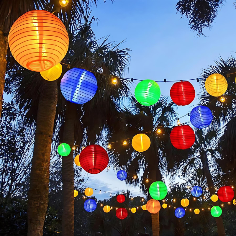 Outdoor Solar Lanterns | Solar Lanterns for Garden | Hanging Solar Lights Outdoor | Decorative Solar Lamp | Eco-Friendly Patio Lighting - Zardee-2