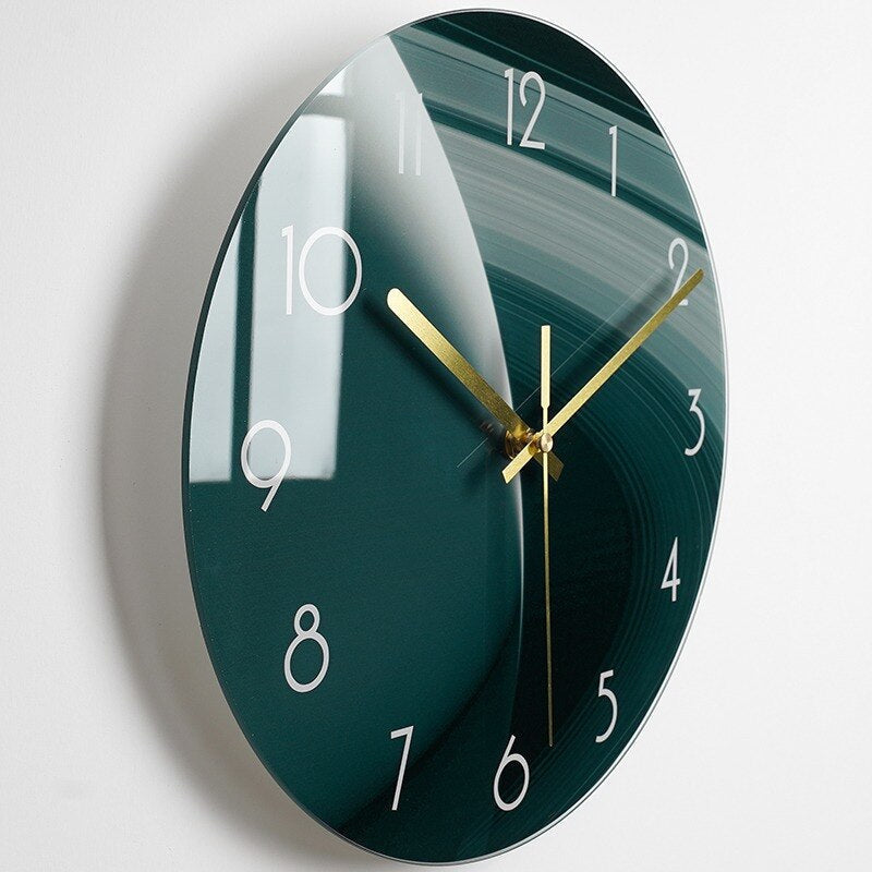 Glass Art Clock