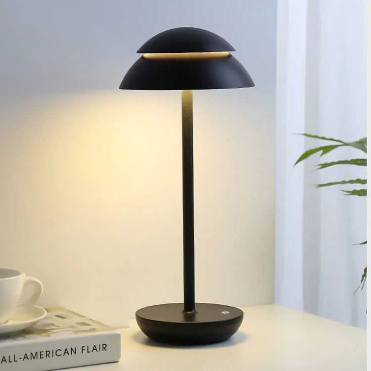 Cordless Table Lamp | Dimmable Bedside Lamps | Rechargeable Indoor Light | Modern Scandinavian Design Lamp | Battery Operated Lamps - Zardee-1