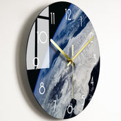 Glass Art Clock