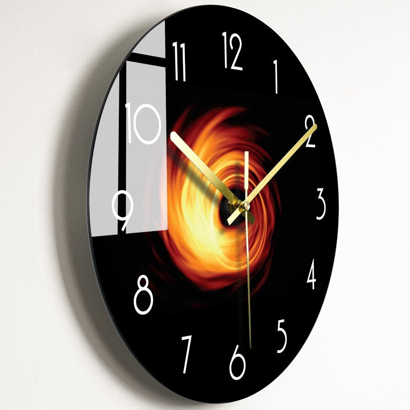 Glass Art Clock
