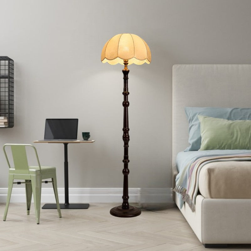 Vintage Floor Lamp | Elegant Standing Lamp | LED Floor Lamps for Living Room | Stylish Light Fixture | Classic Home Decor - Zardee-1