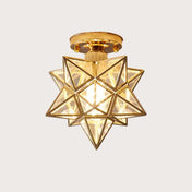 Vintage Star Shape Ceiling Light | Elegant Ceiling Light Fixture | Warm Light Projection Lamp | Unique Home Lighting | Classic Ceiling Lamp - Zardee 2