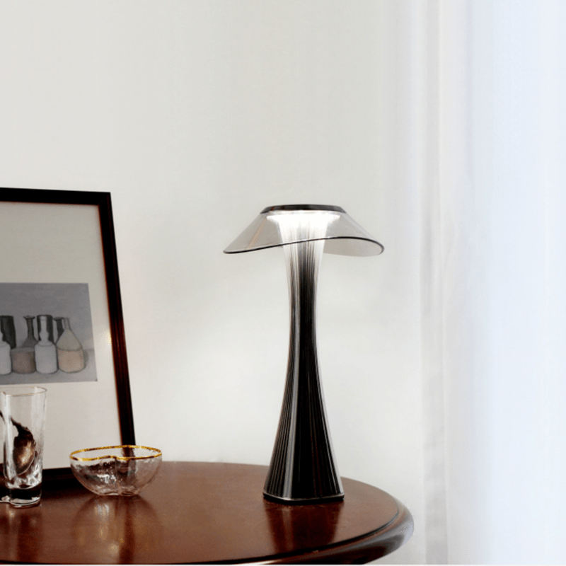 LED Diamond Table Lamp | Modern Cordless Light | Adjustable Brightness Bedside Lamp | USB Rechargeable Desk Lamp | Elegant Home Decor - Zardee 3