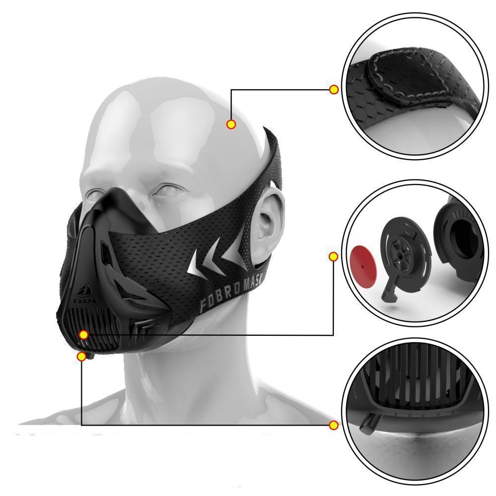 Altitude Training Mask for Enhanced Lung Capacity and Fitness Performance 1