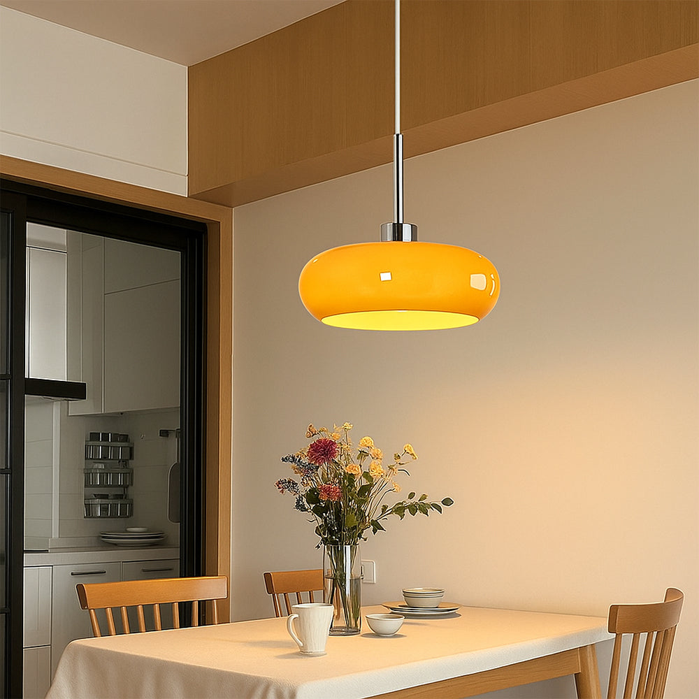 Bauhaus Geometric Pendant Light | Modern Glass Pendant Lighting for Kitchen and Dining Spaces 4