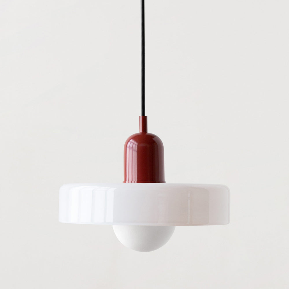 Bauhaus Inspired Colored Glass Pendant Light for Kitchen Island and Dining Room 0