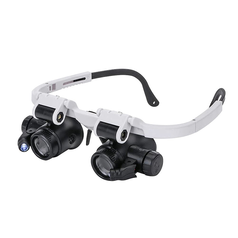 BowLift LED Magnifying Glasses with Light for Enhanced Dual Eye Vision and Versatile 8x to 23x Magnification 3