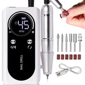 BowLift Portable Electric Nail Drill with 45000RPM Speed and Rechargeable Battery for Professional Nail Care 0