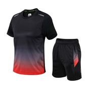 Breathable Activewear Set for Women | Quick-Drying T-Shirt and Shorts Gym Wear 1