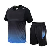 Breathable Activewear Set for Women | Quick-Drying T-Shirt and Shorts Gym Wear 2