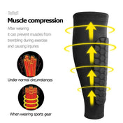 Breathable Honeycomb Soccer Shin Guards for Superior Protection and Comfort 2