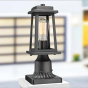 Outdoor Wall Lantern | IP44 Waterproof Garden Lantern | Elegant Outdoor Lantern Lights | Durable Patio Lighting Fixture | Timeless Black Metal Lantern - Zardee 6