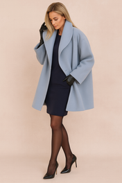 Chic Oversized Winter Coat for Women with Elegant Wide Collar 6