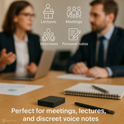 Compact Hidden Audio Recorder | Discreet Voice Memo Capture for High-Quality Sound 4