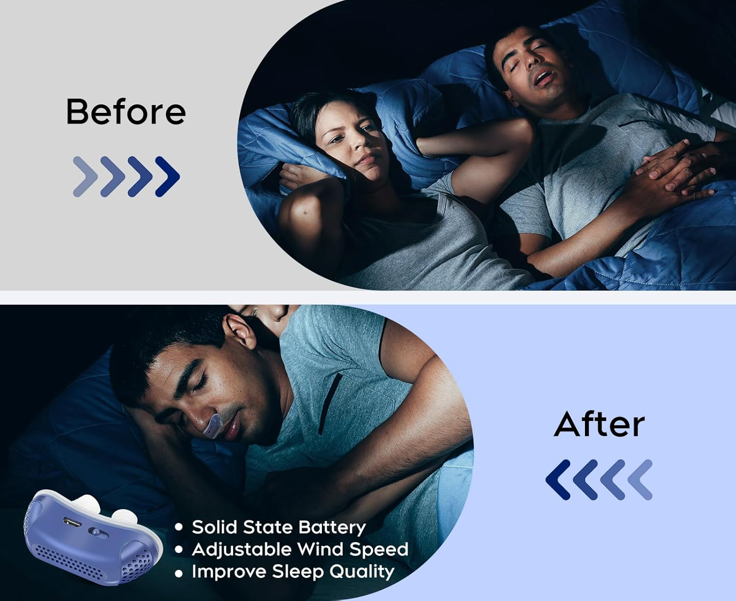 Compact Micro CPAP Device for Sleep Apnea and Snoring Relief - Travel-Friendly Solution 7