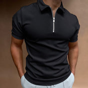 Edwin | Modern Men's Polo Shirt with Zipper Detail for Casual Style 3