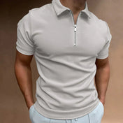 Edwin | Modern Men's Polo Shirt with Zipper Detail for Casual Style 4