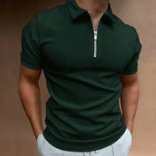 Edwin | Modern Men's Polo Shirt with Zipper Detail for Casual Style 5