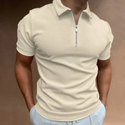 Edwin | Modern Men's Polo Shirt with Zipper Detail for Casual Style 7