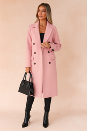 Elegant Double-Breasted Winter Coat for Women | Stylish Business Outerwear 3