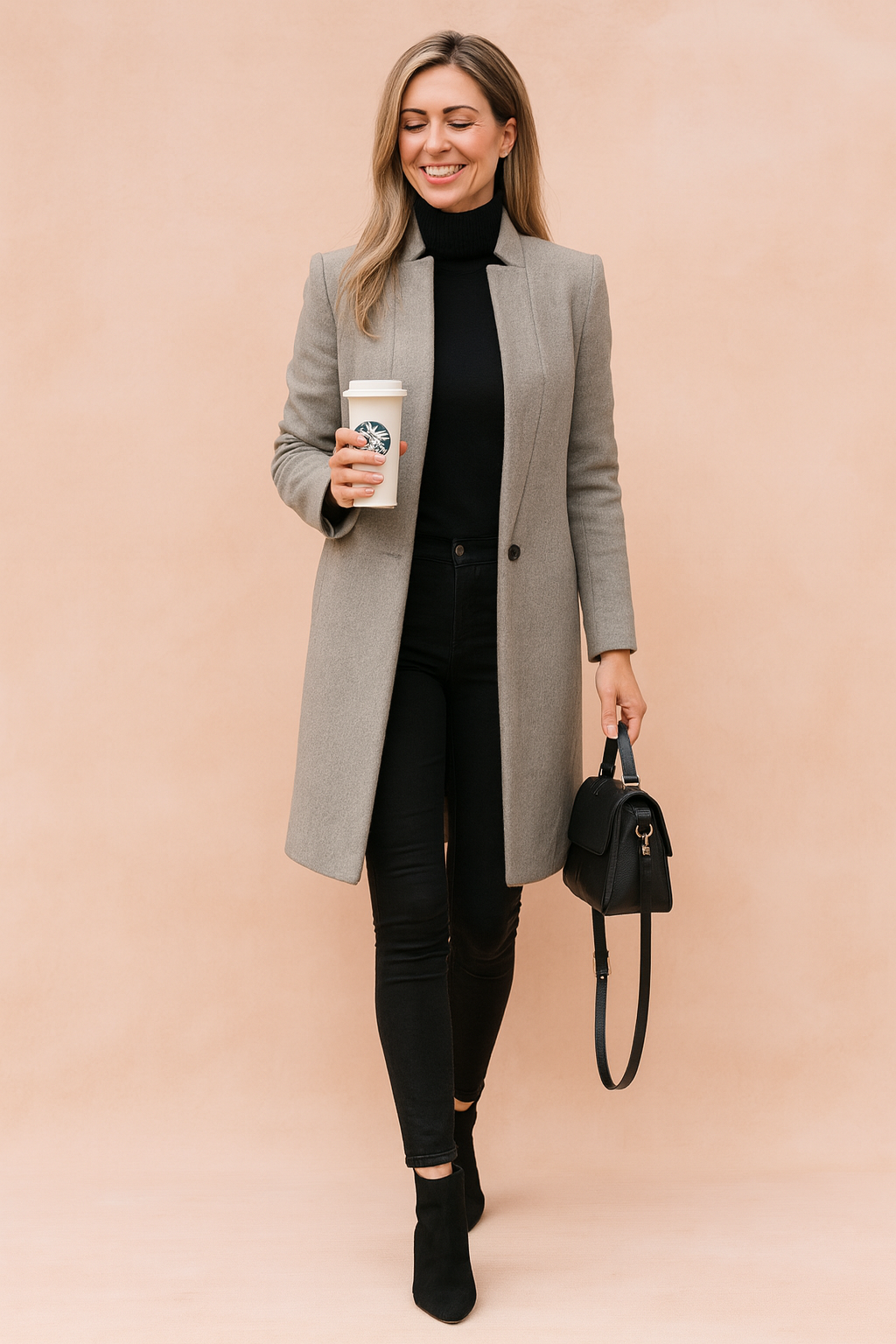 Eliza | Women's Straight Cut Coat for Timeless Urban Elegance 1