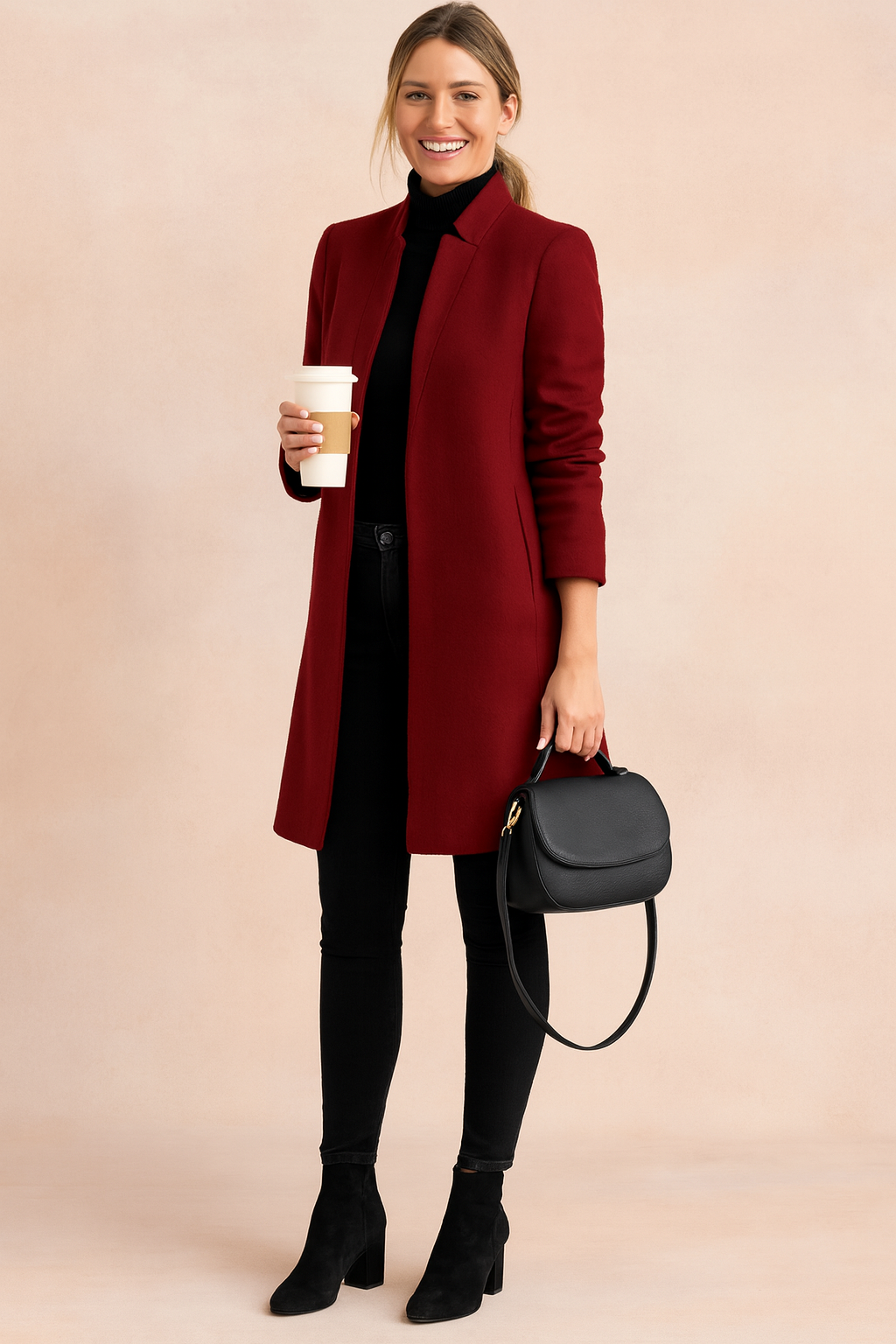 Eliza | Women's Straight Cut Coat for Timeless Urban Elegance 3