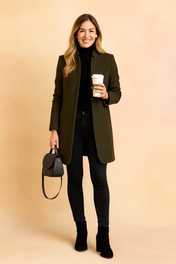 Eliza | Women's Straight Cut Coat for Timeless Urban Elegance 4