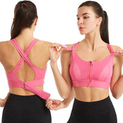 FitnessFlex | Stylish and Comfortable Sports Bra with Front Zipper for Active Women 3