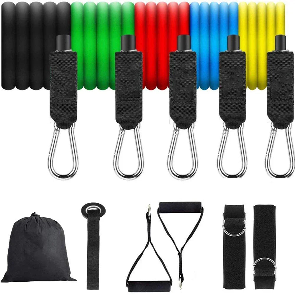 FlexFit Resistance Band Set | Best Exercise Bands for Strength and Flexibility Training 0
