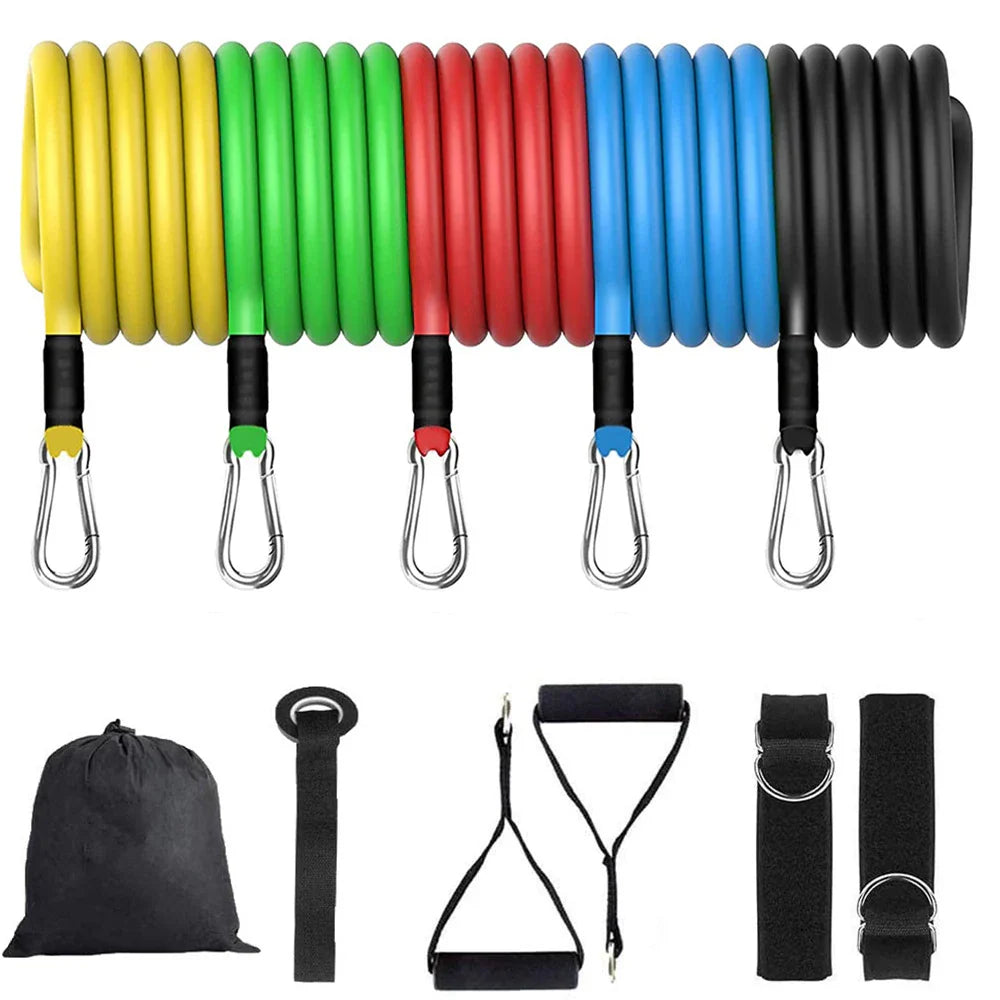 FlexFit Resistance Band Set | Best Exercise Bands for Strength and Flexibility Training 6