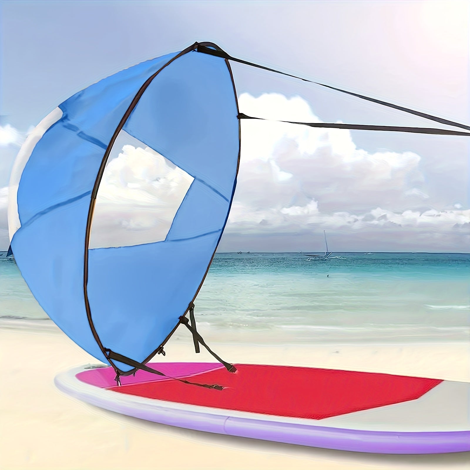 Foldable Kayak Sail by AquaBoost | Effortless Paddling Speed Enhancement 0