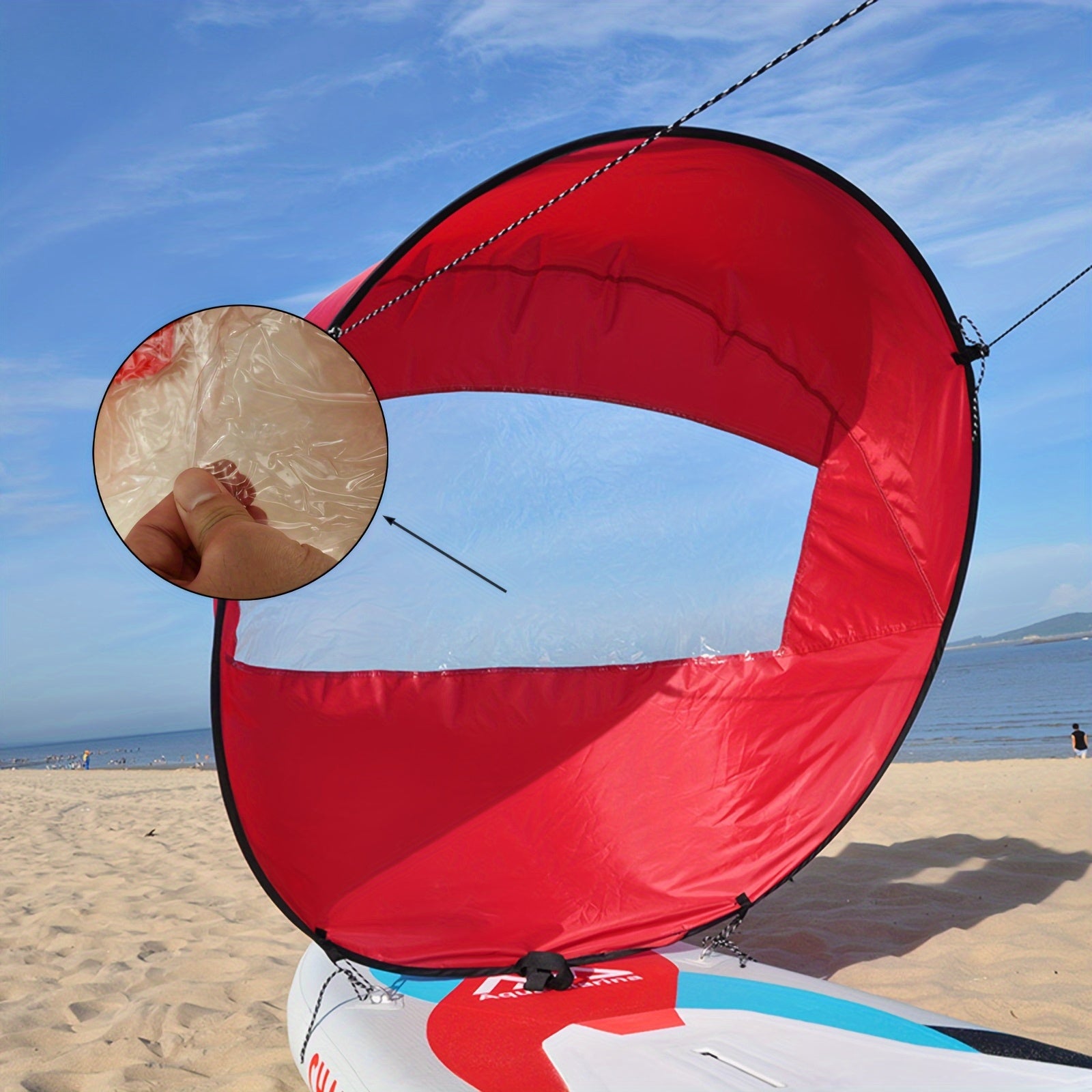 Foldable Kayak Sail by AquaBoost | Effortless Paddling Speed Enhancement 7