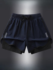 Geometric Athletic Shorts for Women | Breathable Gym & Running Wear 3