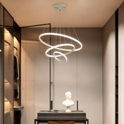 Modern Ceiling Light Fixture | Adjustable LED Ceiling Lights | Stylish Ring Lamp | Dimmable Light Fixture | Minimalist Home Lighting - Zardee-5