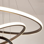 Modern Ceiling Light Fixture | Adjustable LED Ceiling Lights | Stylish Ring Lamp | Dimmable Light Fixture | Minimalist Home Lighting - Zardee-3