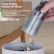 Handheld Cordless Car Vacuum Cleaner with 95,000PA Suction Power and 6 Attachments for Effortless Cleaning 4