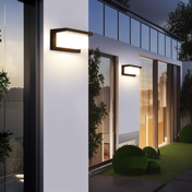 Outdoor Wall Lamp with Motion Sensor | Waterproof Exterior Wall Lights | Modern Outdoor Wall Lantern | Energy Efficient Security Fixture | Automatic Garden Light - Zardee-5