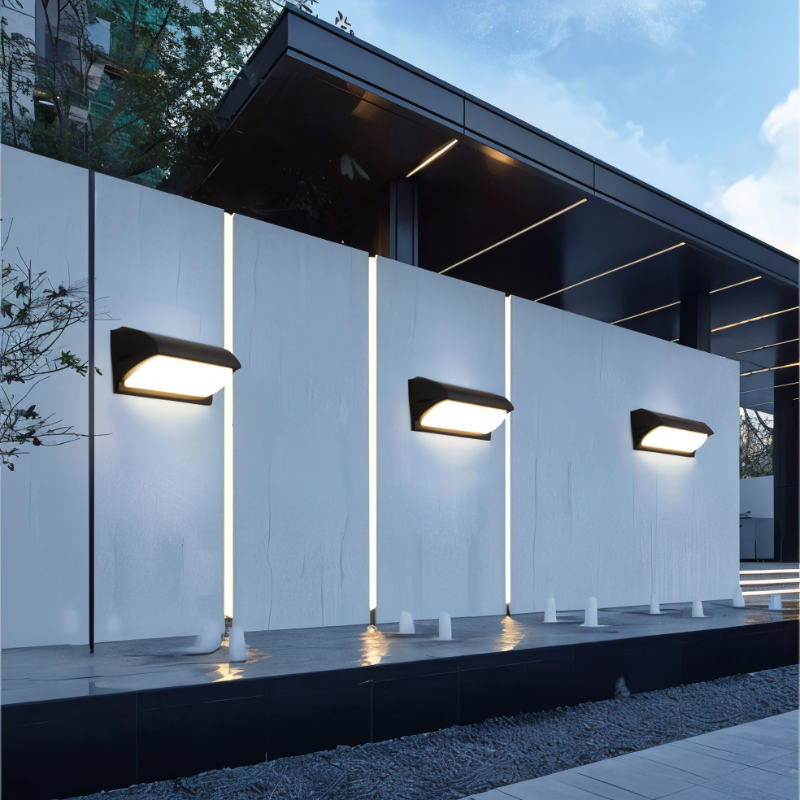 Outdoor Wall Lamp with Motion Sensor | Waterproof Exterior Wall Lights | Modern Outdoor Wall Lantern | Energy Efficient Security Fixture | Automatic Garden Light - Zardee-4